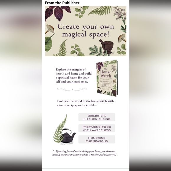 The House Witch by Arin Murphy-Hiscock Hard Cover New Age Witchcraft Book - Picture 2 of 7